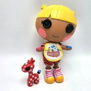Lalaloopsy Littles Doll Sister Scribbles Splash Giraffe Pet NO BRUSH paint